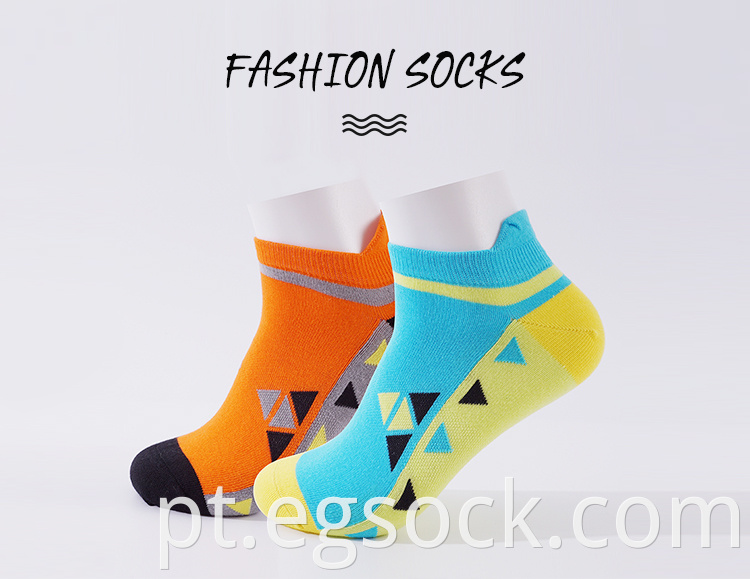 custom non-slip cotton ankle socks